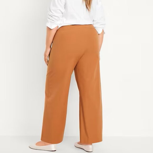 Old Navy High-Waisted Pull-On Pixie Super Wide-Leg Pants - XL, Soft Bronze, NWT - Picture 2 of 5